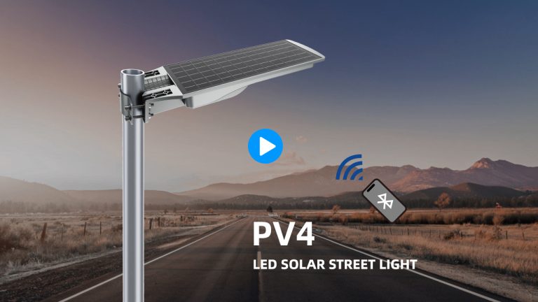 series PV4 Integrated Solar LED Street Light