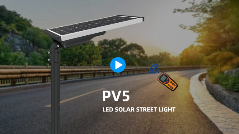 series PV5 All in One LED Solar Street Light