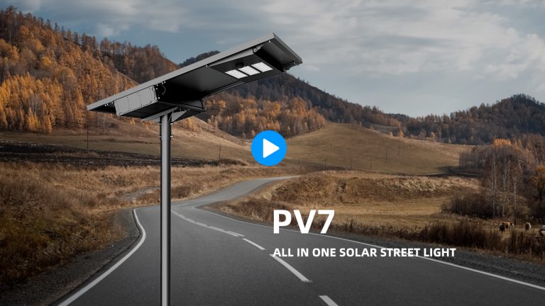 series PV7 Integrated LED Solar Street Light